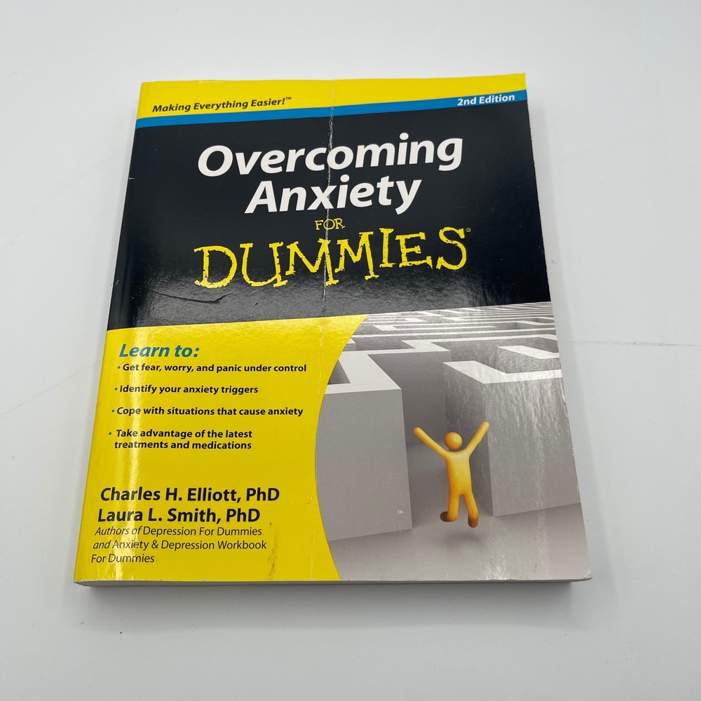 Overcoming Anxiety For Dummies 2nd Edition Charles Elliott Laura Smith Paperback